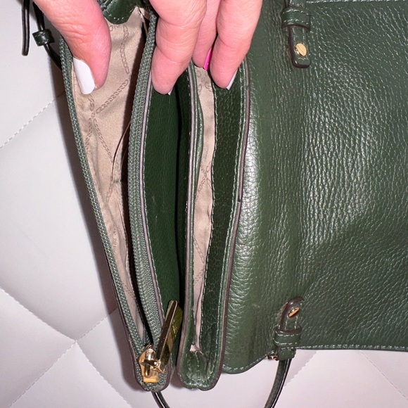 Michael Kors Green Leather Purse - Picture 3 of 3